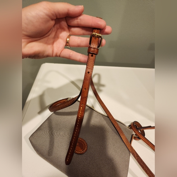 Dooney & Bourke Elephant Gray Nylon Crossbody - Picture 2 of 16